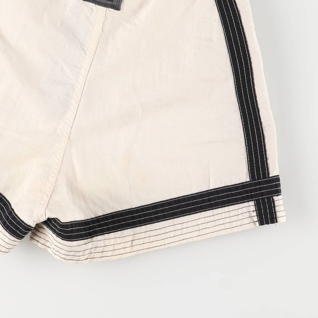 Mossimo nylon shorts, short pants, made in the USA, women's size S Nylon pale white type Vintage Second Hand