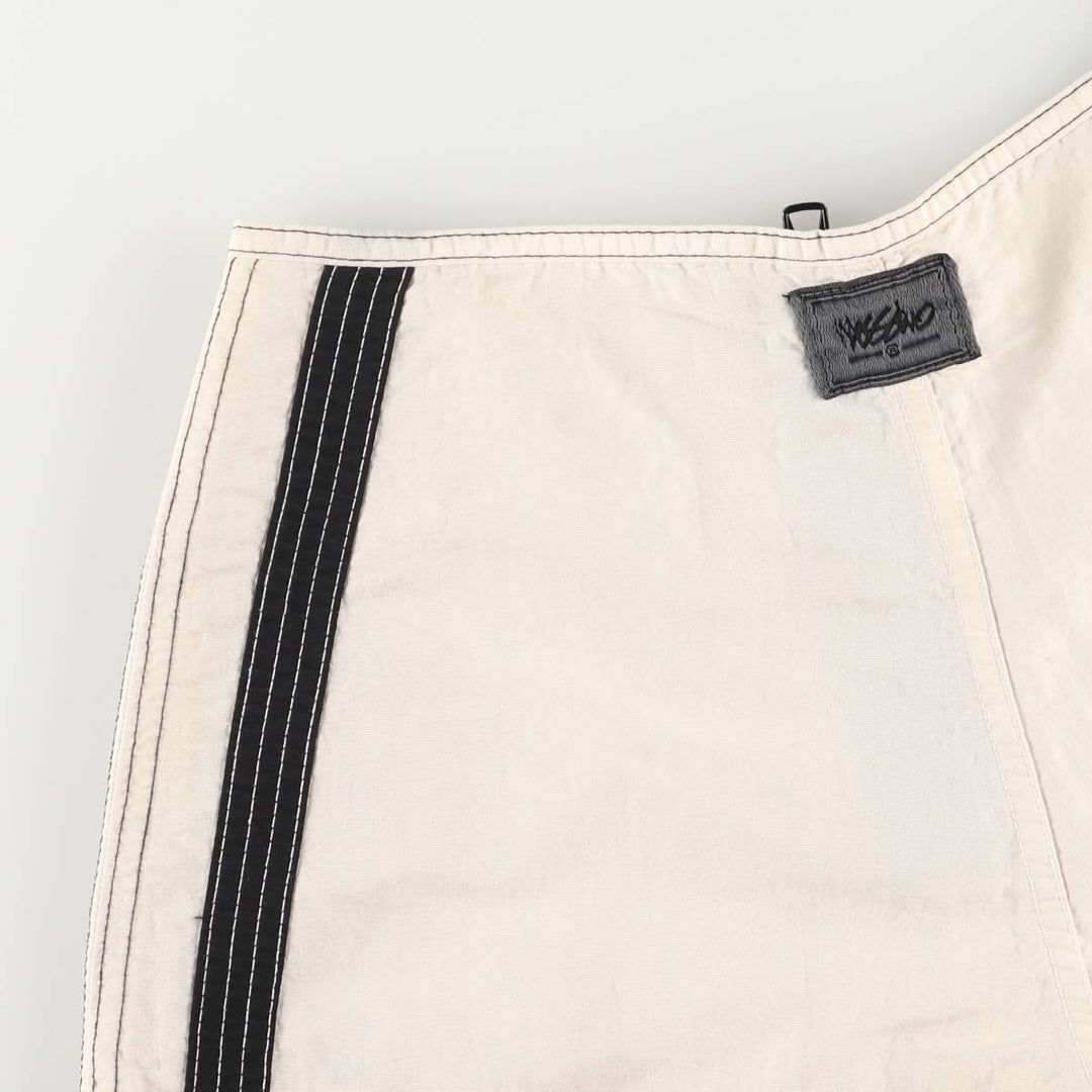 Mossimo nylon shorts, short pants, made in the USA, women's size S Nylon pale white type Vintage Second Hand
