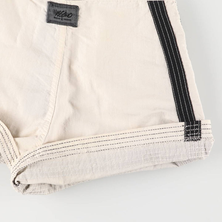 Mossimo nylon shorts, short pants, made in the USA, women's size S Nylon pale white type Vintage Second Hand