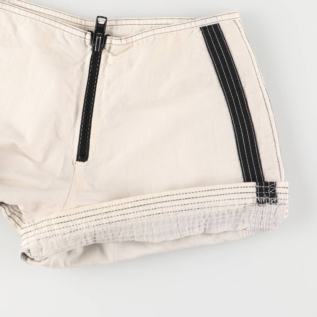 Mossimo nylon shorts, short pants, made in the USA, women's size S Nylon pale white type Vintage Second Hand