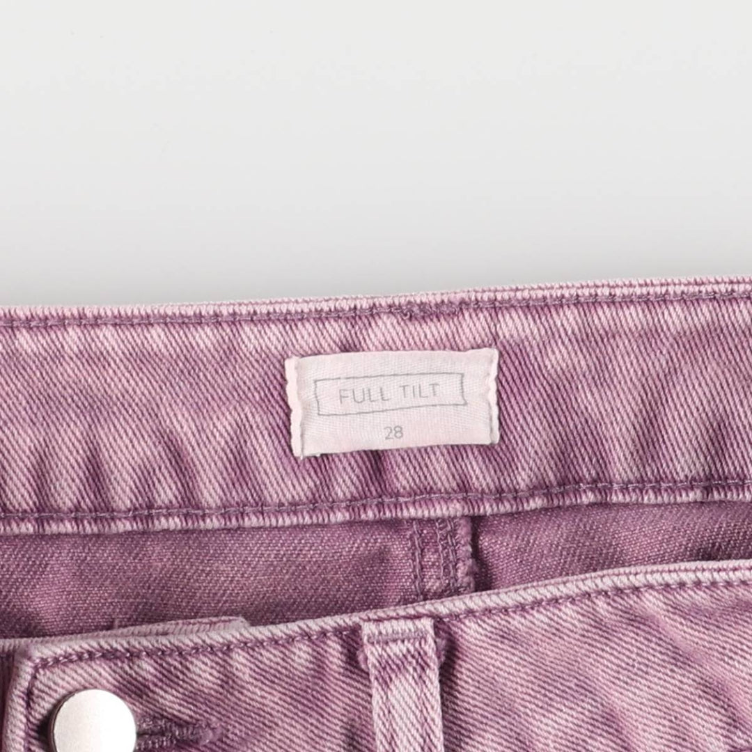 FULL TILT Denim Painter Pants Women's L (w29) cotton purple type Vintage Second Hand
