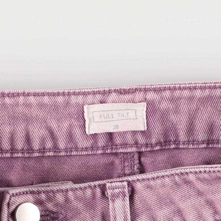 FULL TILT Denim Painter Pants Women's L (w29) cotton purple type Vintage Second Hand