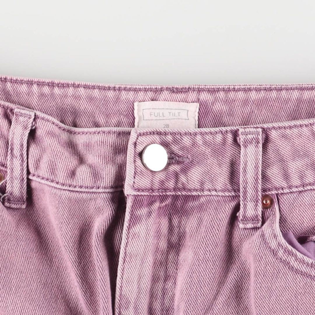 FULL TILT Denim Painter Pants Women's L (w29) cotton purple type Vintage Second Hand