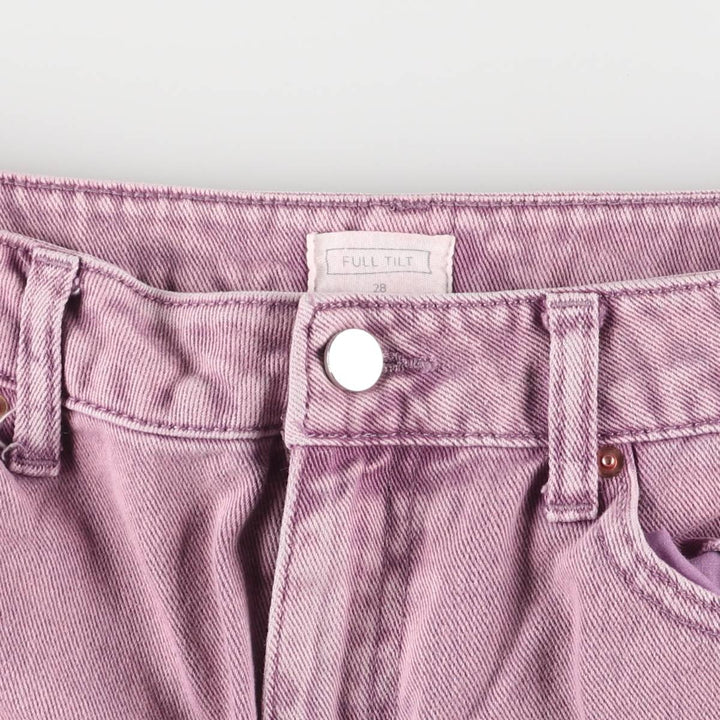 FULL TILT Denim Painter Pants Women's L (w29) cotton purple type Vintage Second Hand