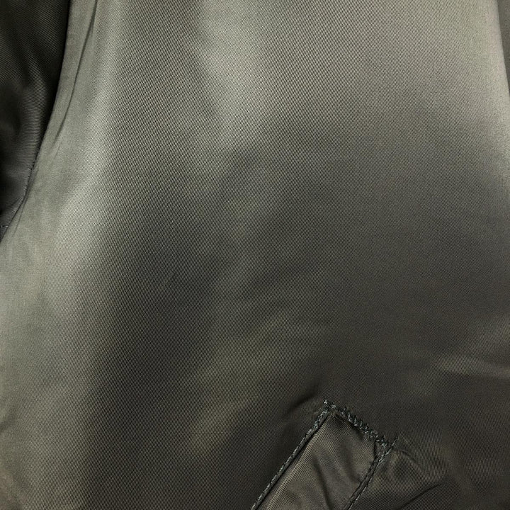 Vintage HOPE MFG MA-1 Military Flight Jacket, Made in USA, Men's Size Medium Nylon Khaki type Vintage Second Hand