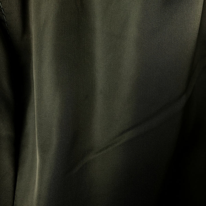 Vintage HOPE MFG MA-1 Military Flight Jacket, Made in USA, Men's Size Medium Nylon Khaki type Vintage Second Hand