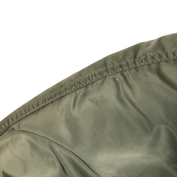 Vintage HOPE MFG MA-1 Military Flight Jacket, Made in USA, Men's Size Medium Nylon Khaki type Vintage Second Hand