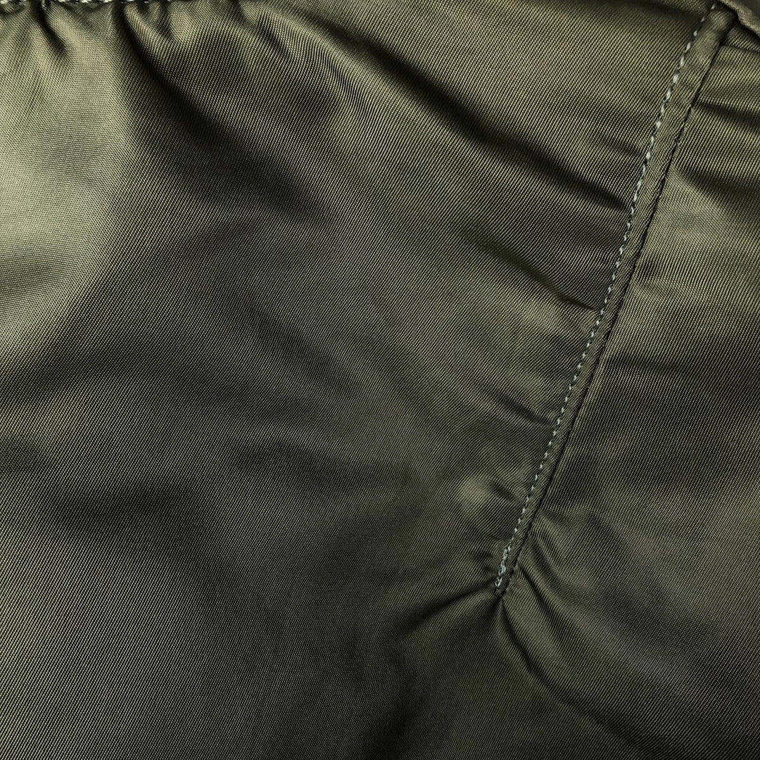 Vintage HOPE MFG MA-1 Military Flight Jacket, Made in USA, Men's Size Medium Nylon Khaki type Vintage Second Hand