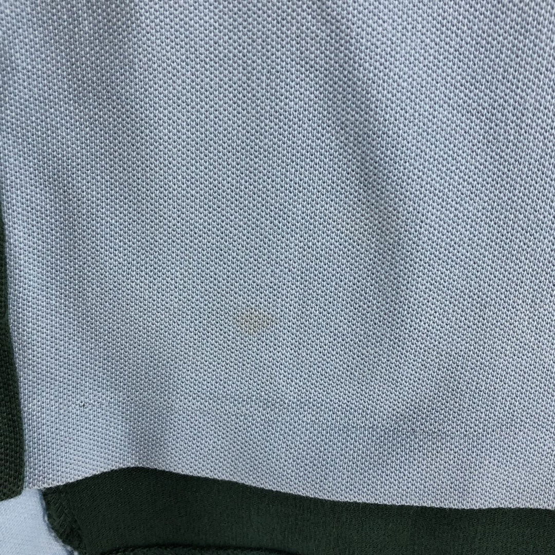 Ralph Lauren POLO by Ralph Lauren CUSTOM FIT crazy pattern long sleeve polo shirt men's M size cotton Blue type light blue Vintage Second Hand