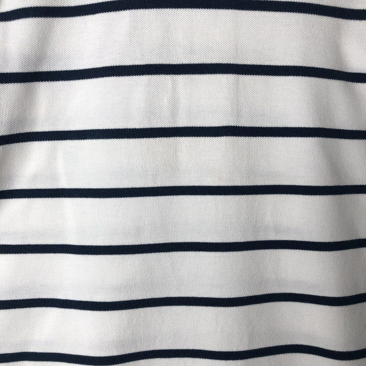 Ralph Lauren POLO by Ralph Lauren short sleeve striped polo shirt, men's size M cotton white type Vintage Second Hand