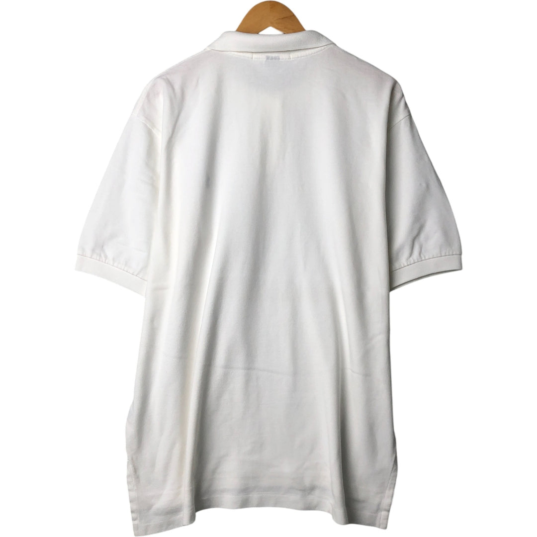 Ralph Lauren POLO GOLF Short Sleeve Polo Shirt Men's XL cotton white type Vintage Second Hand