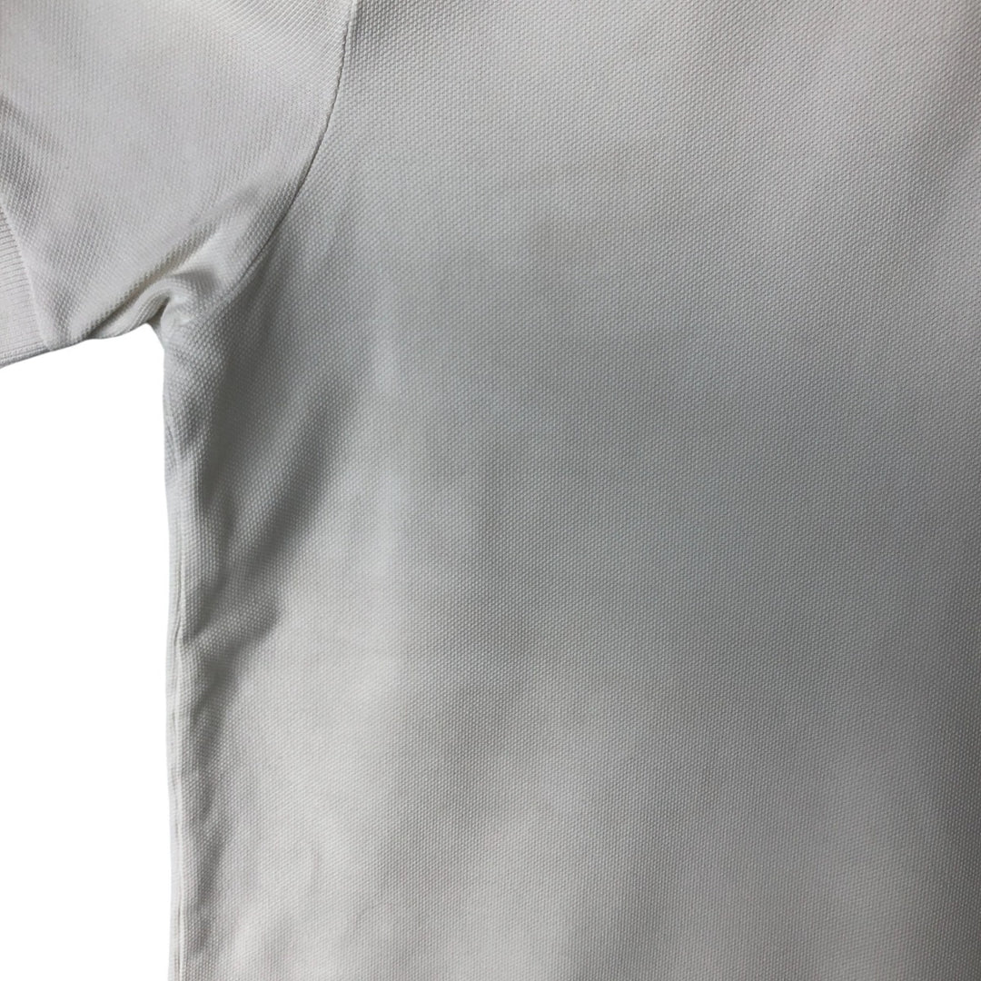 Lacoste LACOSTE French design short sleeve polo shirt size 5, men's L size cotton white type Vintage Second Hand
