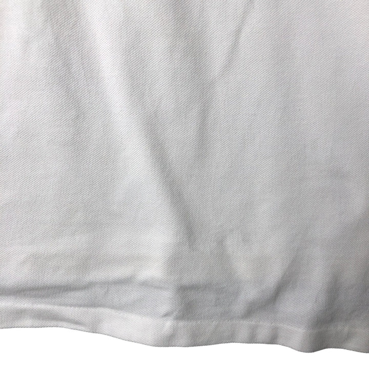 Ralph Lauren POLO by Ralph Lauren short sleeve polo shirt, men's XL size cotton white type Vintage Second Hand