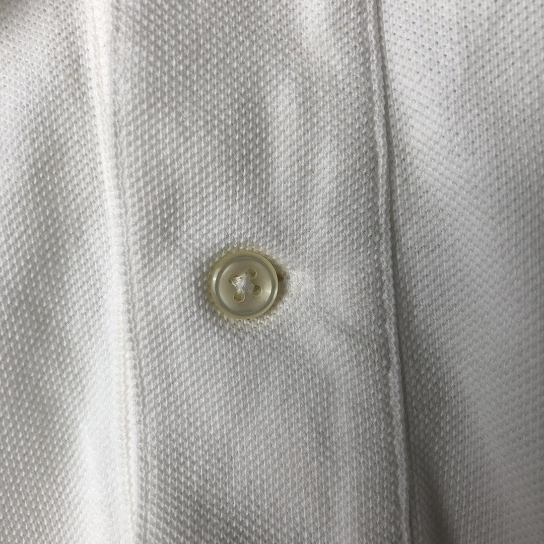 Ralph Lauren POLO by Ralph Lauren Big Pony Short Sleeve Polo Shirt Men's XL cotton white type Vintage Second Hand