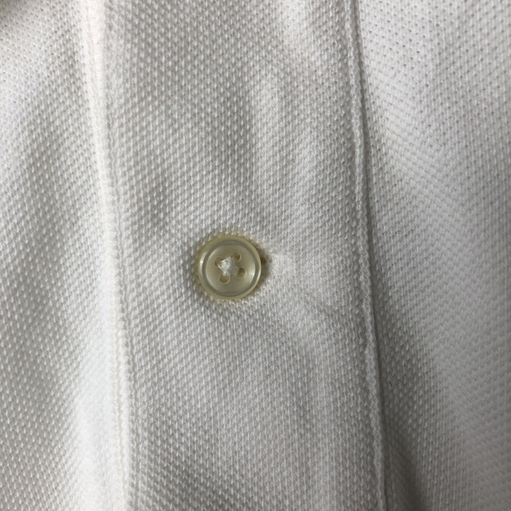 Ralph Lauren POLO by Ralph Lauren Big Pony Short Sleeve Polo Shirt Men's XL cotton white type Vintage Second Hand