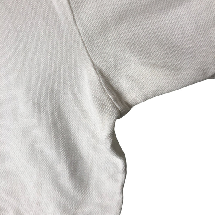 Ralph Lauren POLO by Ralph Lauren Big Pony Short Sleeve Polo Shirt Men's XL cotton white type Vintage Second Hand