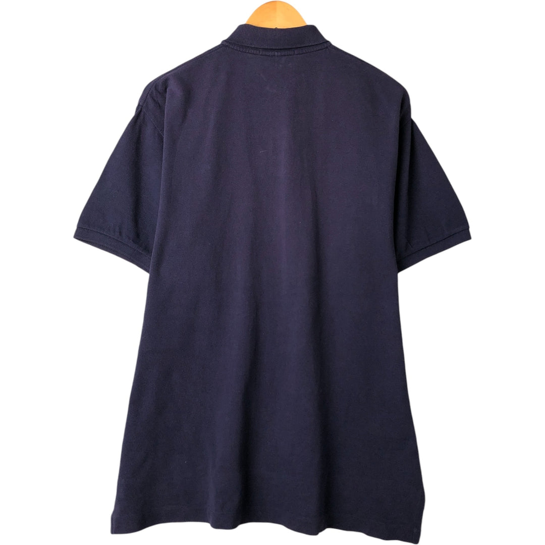 Ralph Lauren POLO by Ralph Lauren short sleeve polo shirt, men's size L cotton navy blue type Vintage Second Hand