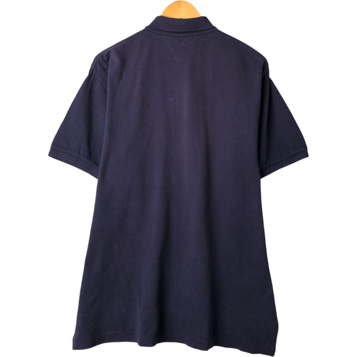 Ralph Lauren POLO by Ralph Lauren short sleeve polo shirt, men's size L cotton navy blue type Vintage Second Hand