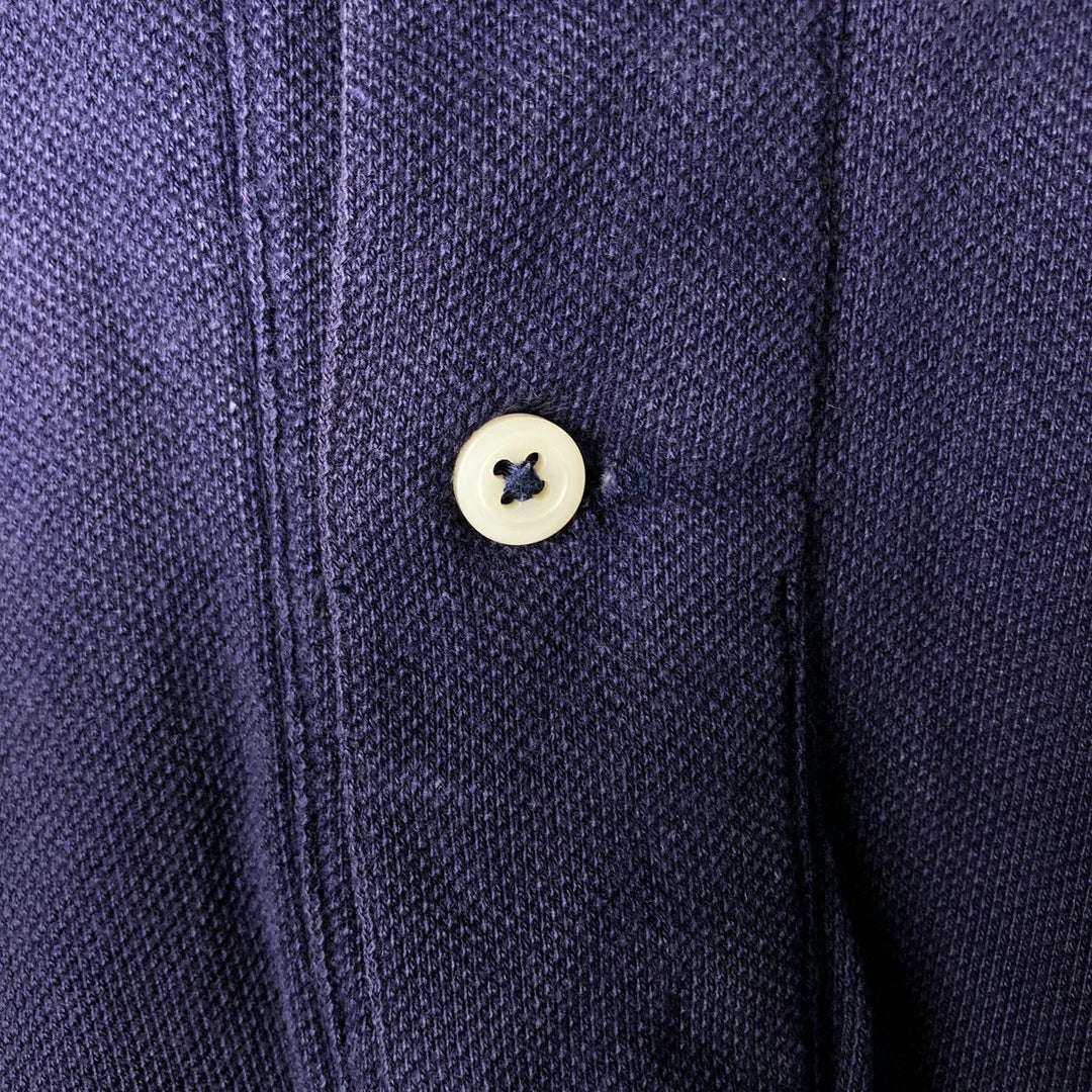 Ralph Lauren POLO by Ralph Lauren short sleeve polo shirt, men's size L cotton navy blue type Vintage Second Hand
