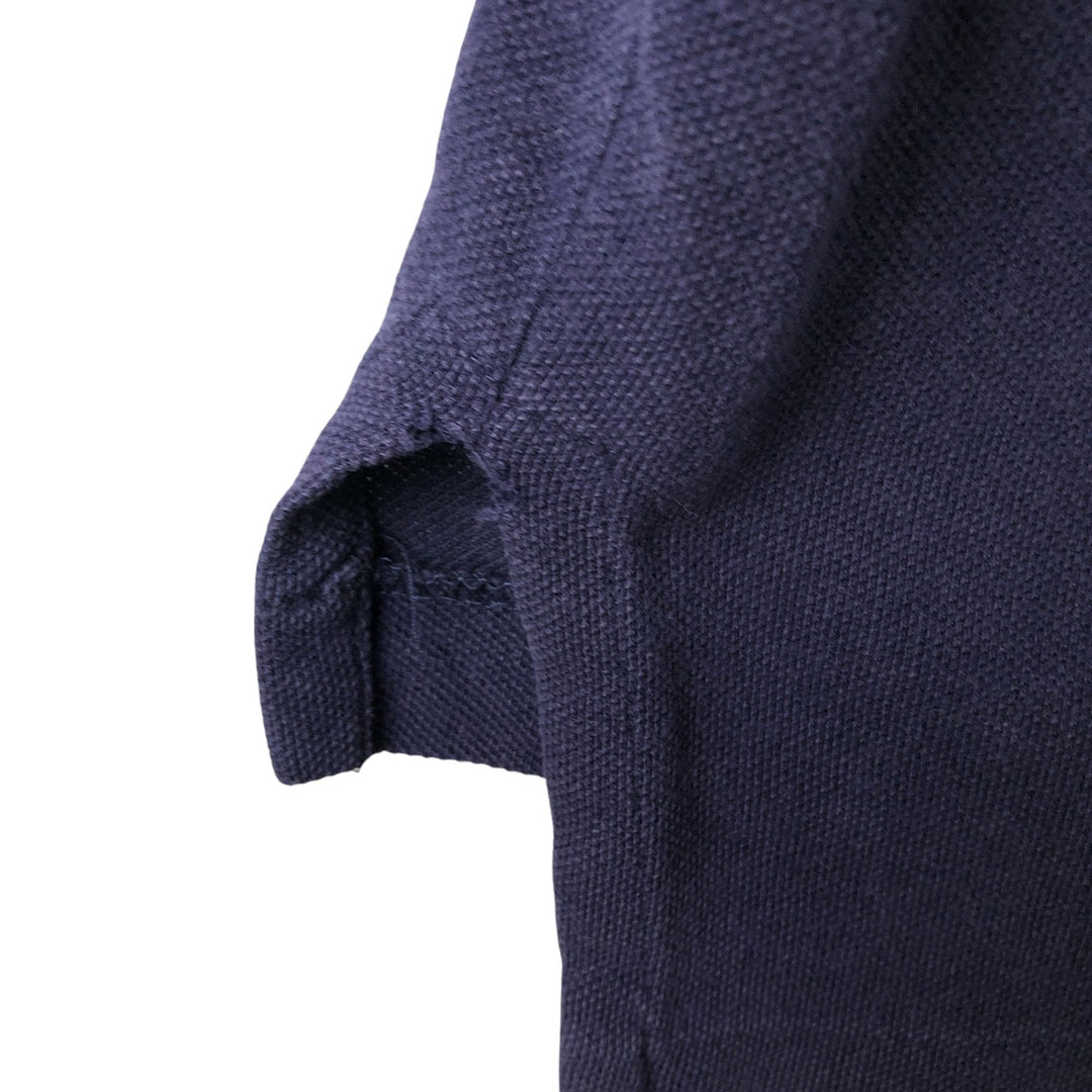 Ralph Lauren POLO by Ralph Lauren short sleeve polo shirt, men's size L cotton navy blue type Vintage Second Hand