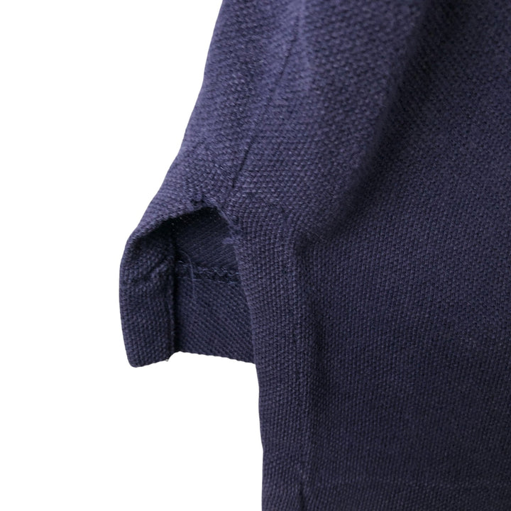 Ralph Lauren POLO by Ralph Lauren short sleeve polo shirt, men's size L cotton navy blue type Vintage Second Hand