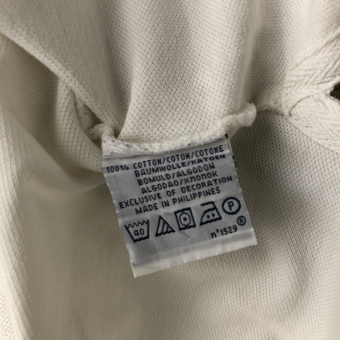 Ralph Lauren POLO by Ralph Lauren CUSTOM FIT short sleeve polo shirt, men's M size cotton white type Vintage Second Hand