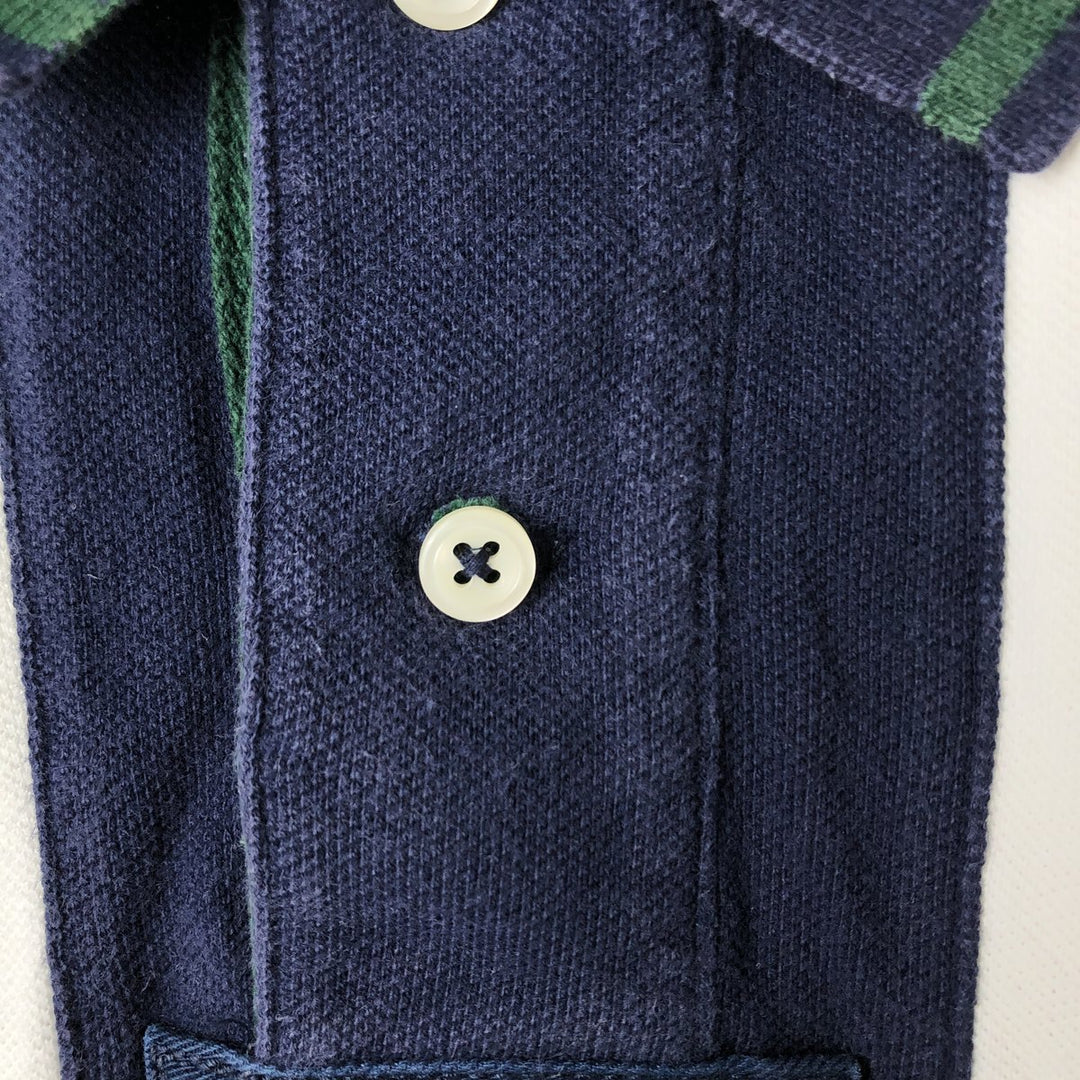 Ralph Lauren POLO by Ralph Lauren CUSTOM FIT short sleeve polo shirt, men's M size cotton white type Vintage Second Hand