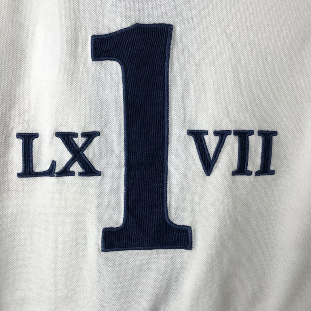 Ralph Lauren POLO by Ralph Lauren CUSTOM FIT short sleeve polo shirt, men's M size cotton white type Vintage Second Hand