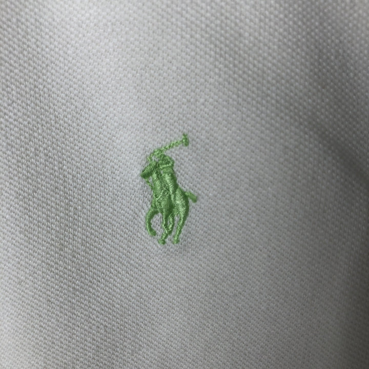 Ralph Lauren POLO by Ralph Lauren short sleeve polo shirt, men's size L cotton pale white type Vintage Second Hand