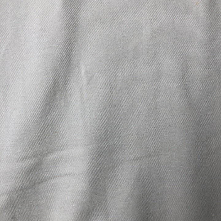 Ralph Lauren POLO by Ralph Lauren short sleeve polo shirt, men's size L cotton pale white type Vintage Second Hand