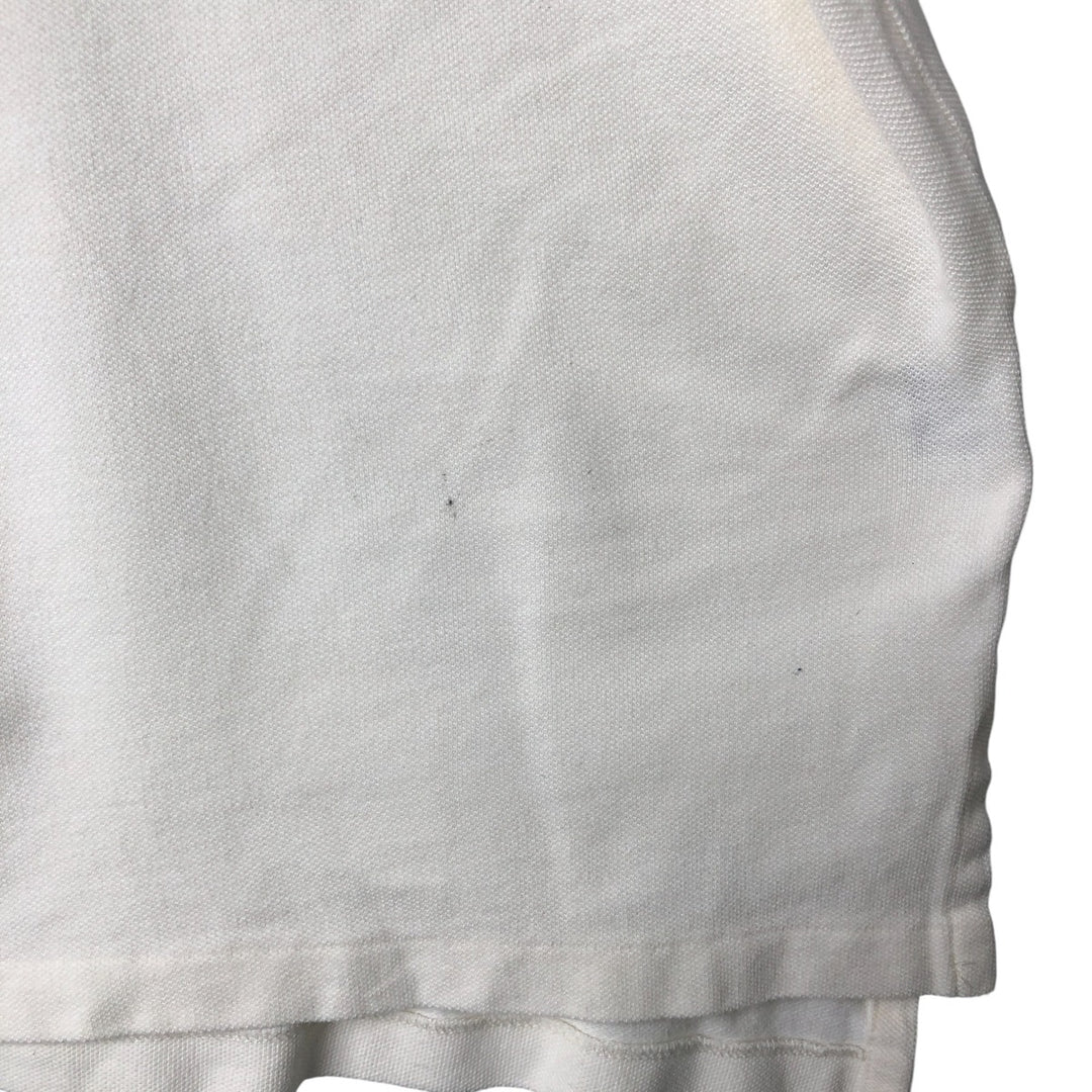 Ralph Lauren POLO by Ralph Lauren short sleeve polo shirt, men's size L cotton pale white type Vintage Second Hand