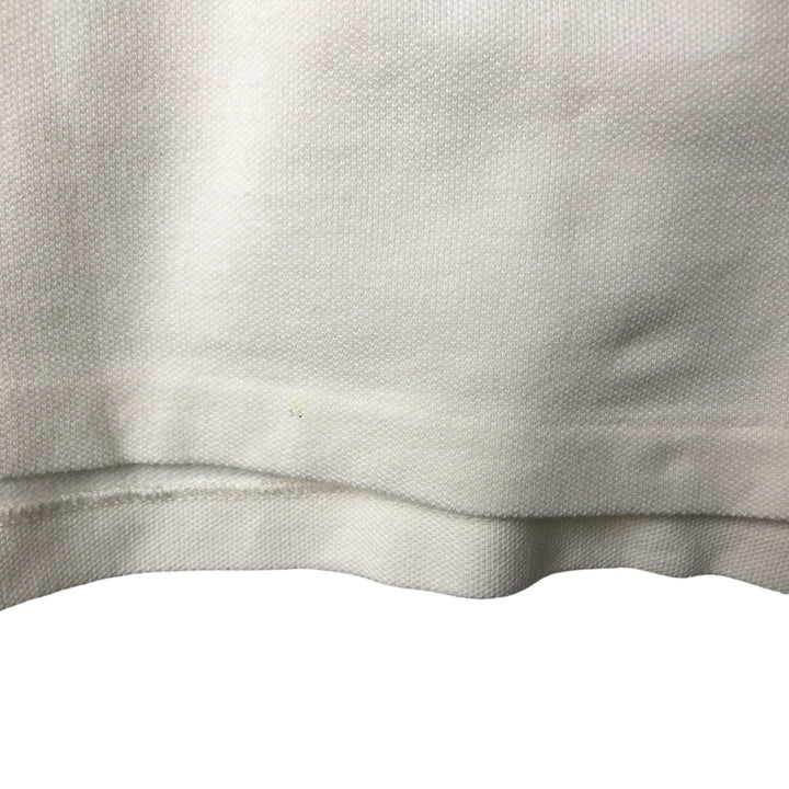 Ralph Lauren POLO by Ralph Lauren short sleeve polo shirt, men's size L cotton pale white type Vintage Second Hand