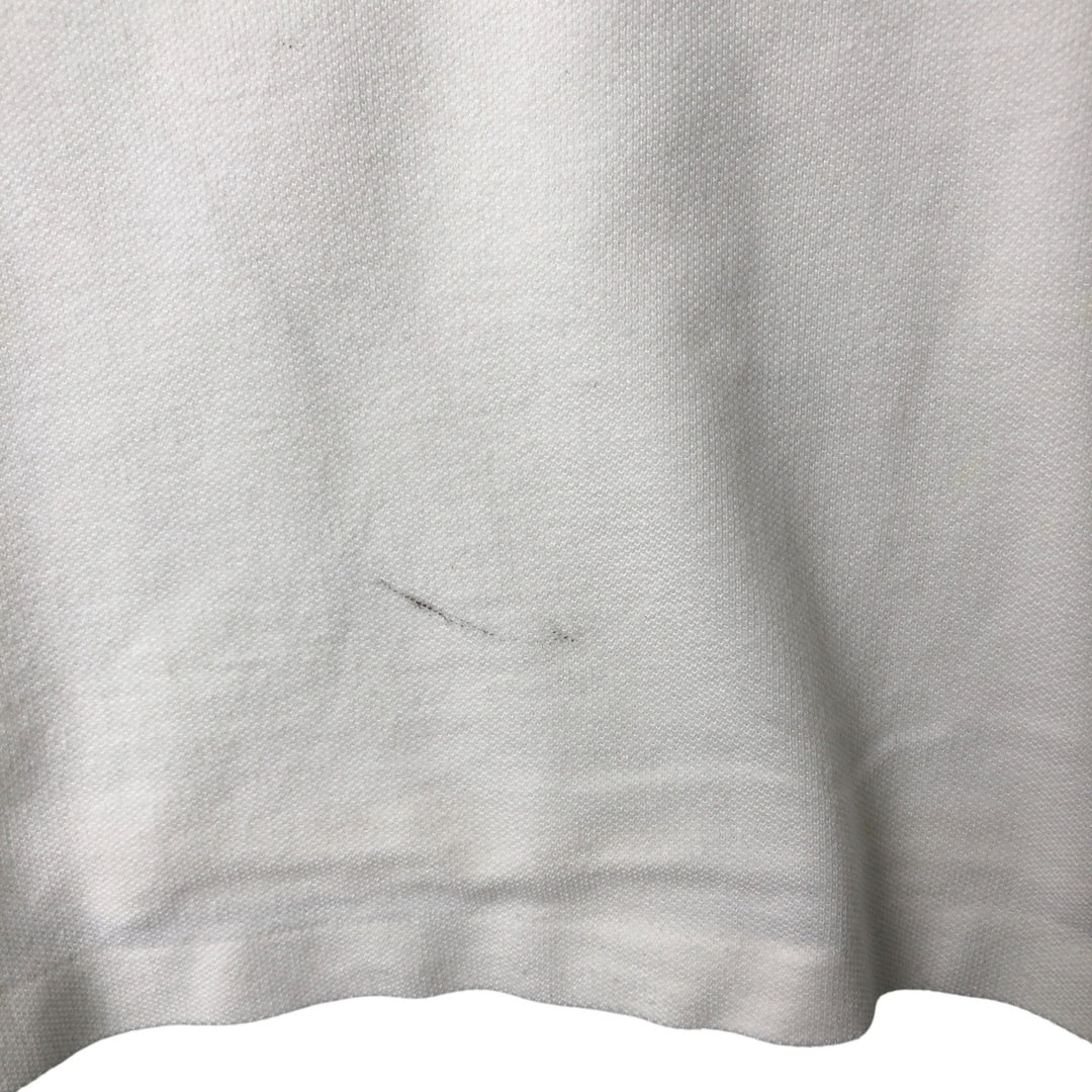 Ralph Lauren POLO by Ralph Lauren short sleeve polo shirt, men's size L cotton pale white type Vintage Second Hand