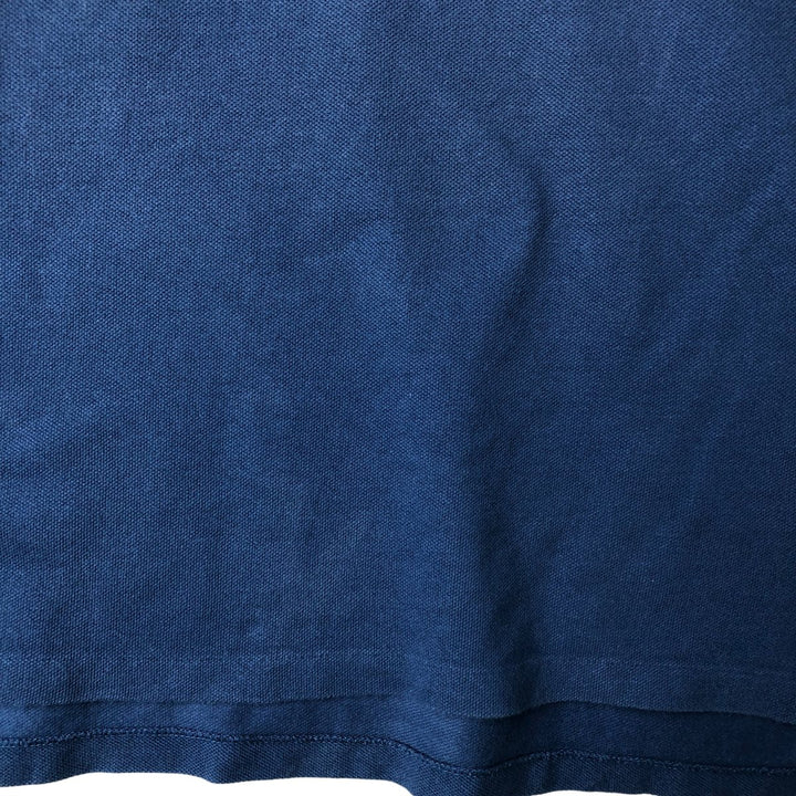 Ralph Lauren POLO by Ralph Lauren CUSTOM FIT short sleeve polo shirt, men's size L cotton Navy blue Vintage Second Hand