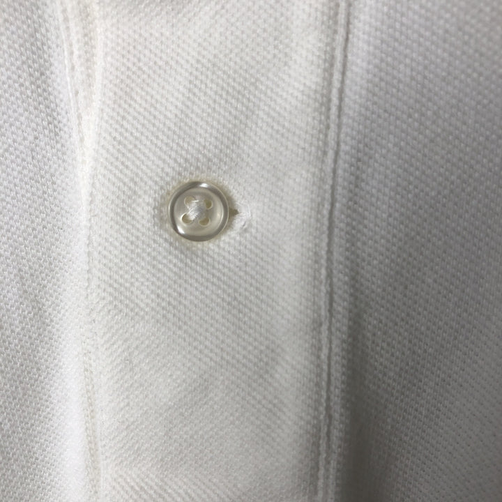 Ralph Lauren Polo by Ralph Lauren short sleeve polo shirt, men's XXL size cotton white type Vintage Second Hand