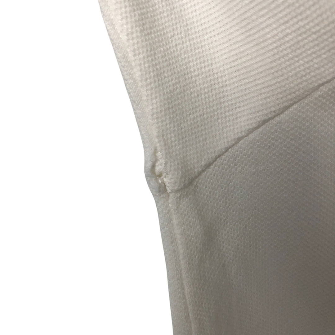 Ralph Lauren Polo by Ralph Lauren short sleeve polo shirt, men's XXL size cotton white type Vintage Second Hand
