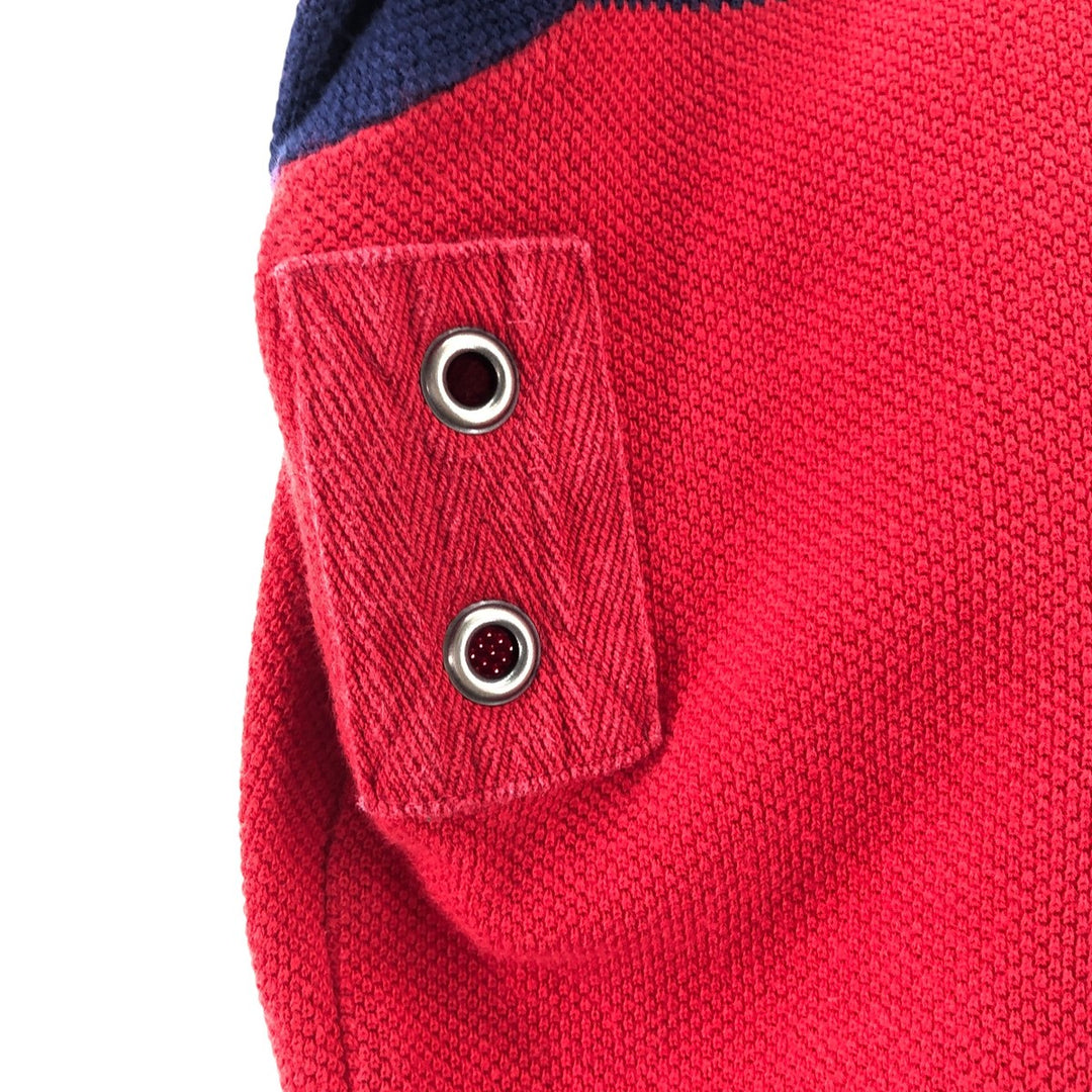 Ralph Lauren POLO by Ralph Lauren short sleeve polo shirt, men's XL size cotton navy blue type Vintage Second Hand