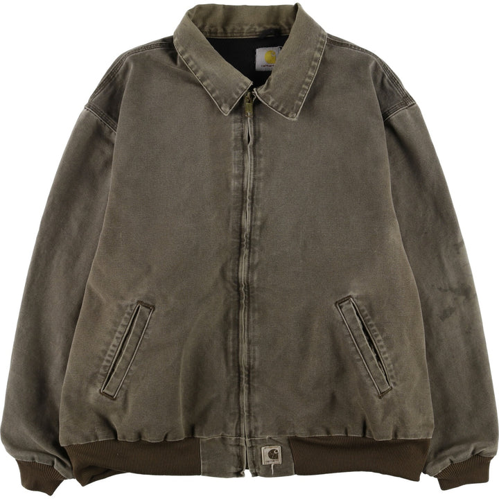 Carhartt Duckwork Blouson Men's XXL unclear brown type Vintage Second Hand