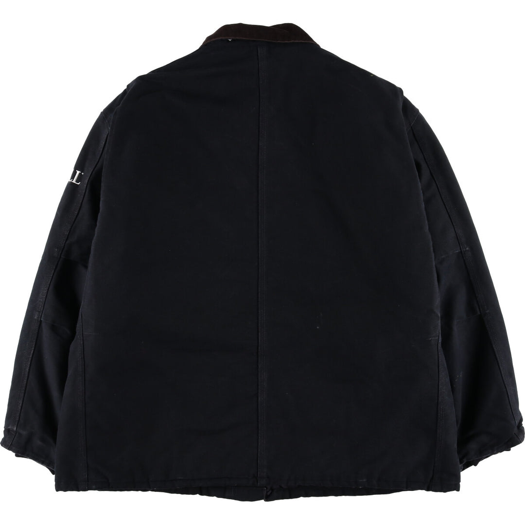 Carhartt Traditional Coat Duck Work Jacket Made in USA Men's XXL cotton black type Vintage Second Hand