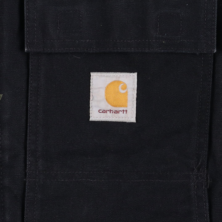 Carhartt Traditional Coat Duck Work Jacket Made in USA Men's XXL cotton black type Vintage Second Hand