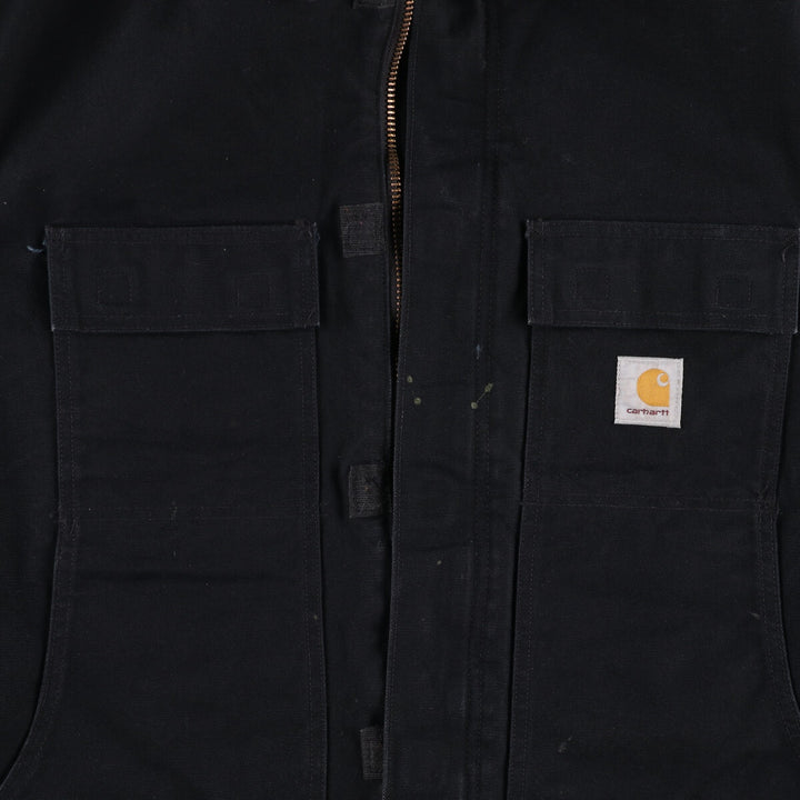 Carhartt Traditional Coat Duck Work Jacket Made in USA Men's XXL cotton black type Vintage Second Hand
