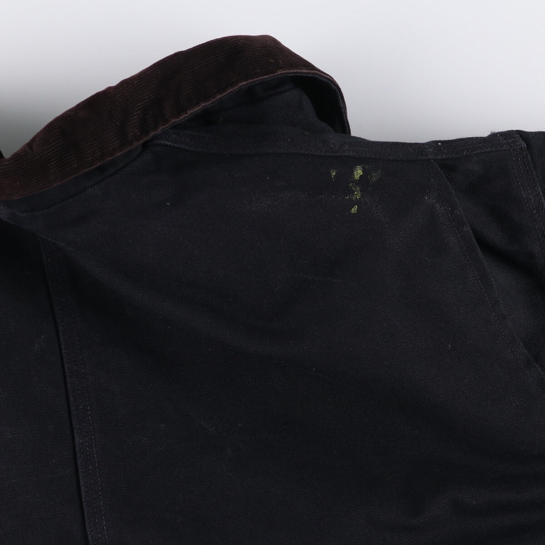 Carhartt Traditional Coat Duck Work Jacket Made in USA Men's XXL cotton black type Vintage Second Hand