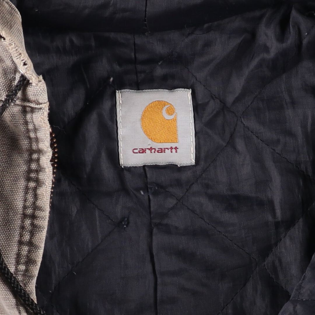 Carhartt Active Jacket Duck Full Zip Hoodie Men's XL unknown gray type Vintage Second Hand