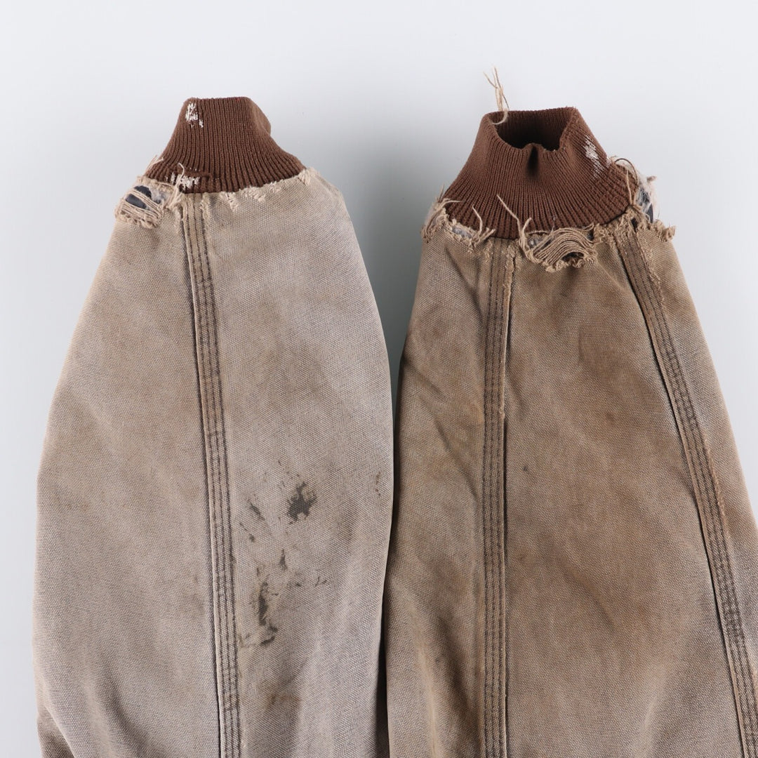 Carhartt Active Jacket Duck Full Zip Hoodie Men's XL unknown gray type Vintage Second Hand