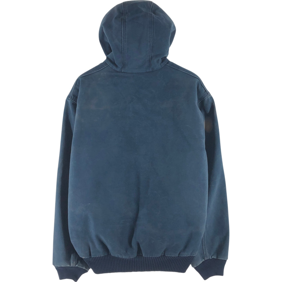 Carhartt Active Jacket Duck Full Zip Hoodie Men's XL unclear navy blue type Vintage Second Hand