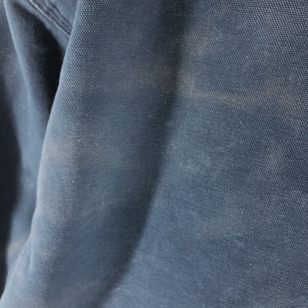 Carhartt Active Jacket Duck Full Zip Hoodie Men's XL unclear navy blue type Vintage Second Hand
