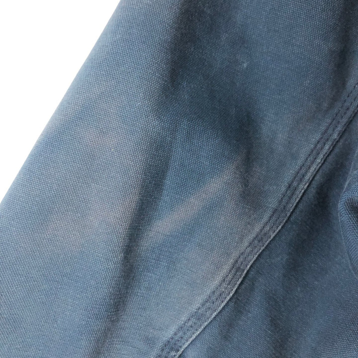 Carhartt Active Jacket Duck Full Zip Hoodie Men's XL unclear navy blue type Vintage Second Hand