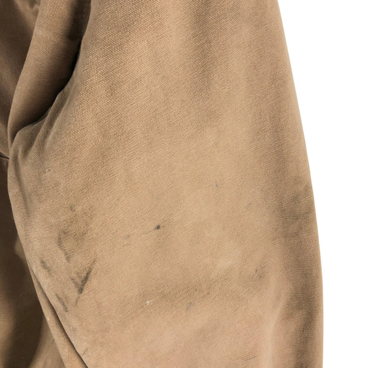 00'S Carhartt Active Jacket Duck Full Zip Parka Men's L size cotton Beige type Vintage Second Hand