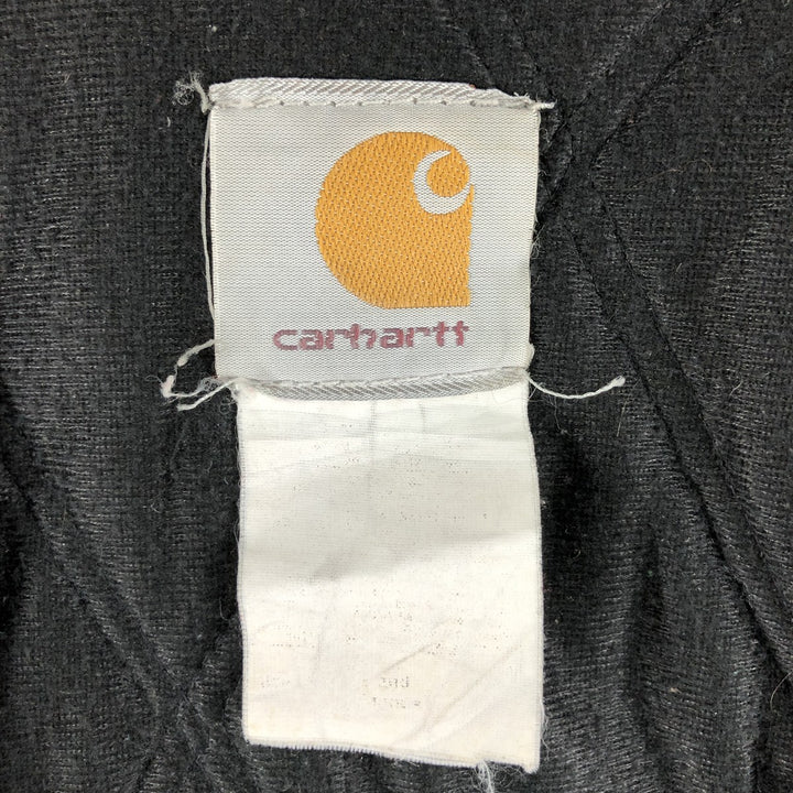 Carhartt Active Jacket Duck Full Zip Hoodie Men's XL unclear Beige type Vintage Second Hand