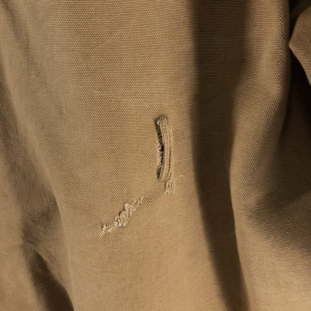 Carhartt Active Jacket Duck Full Zip Hoodie Men's XL unclear Beige type Vintage Second Hand